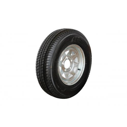 image of Rim/tyre 185 R13C 5 x 4 1/2" galvanised