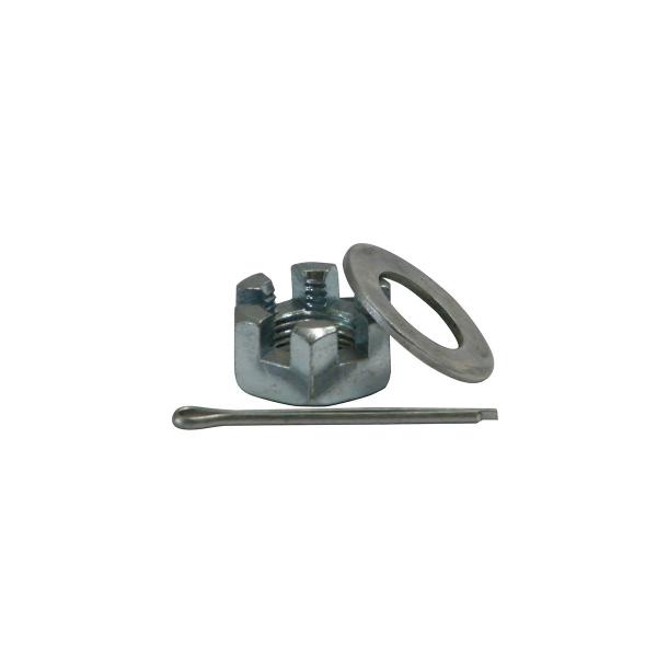 product image for Axle nut, pin & washer set suit 39 & 45mm 1500/1750kg stubs