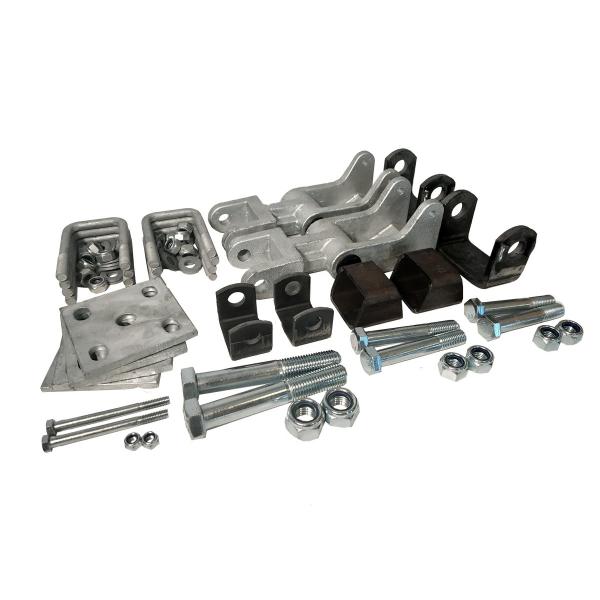 product image for Tandem Axle Spring Fitting Kit, Eye/Slipper, 3 Leaf