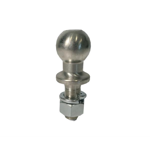 product image for Towball 1.7/8" x 1" longshank, 3500 kg Silver zinc plated