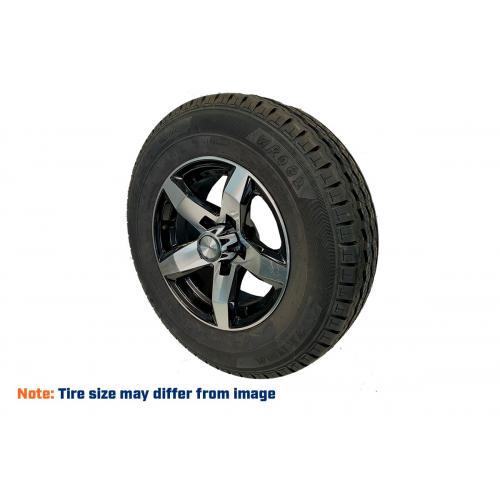 image of Alloy Rim/tyre, 195/60R14C, XENITH SHADOW