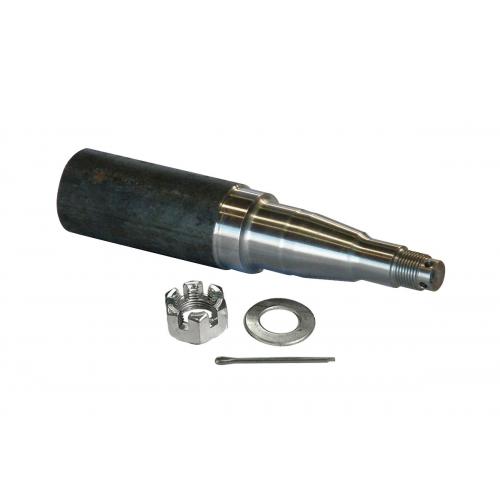image of Stub axle 45 x 215mm round 1750kg/pr incl nut