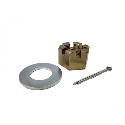 image of Axle nut, pin & washer set 1" suit 55mm 2500kg stubs