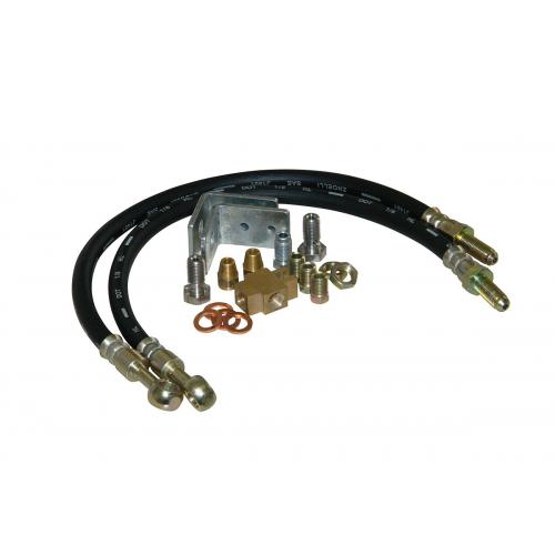 image of Suit hydraulic disc, male/banjo hoses, 1 axle braked