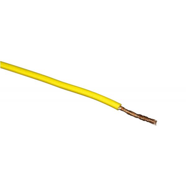 product image for Single core cable 100 m roll, yellow 10 A, ECA3-100