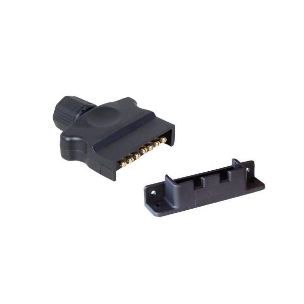 product image for 7 pin flat plug, Quickfit, B4 and holder