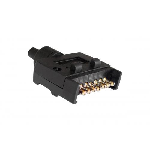 image of 7 pin flat plug, Traditional, B4