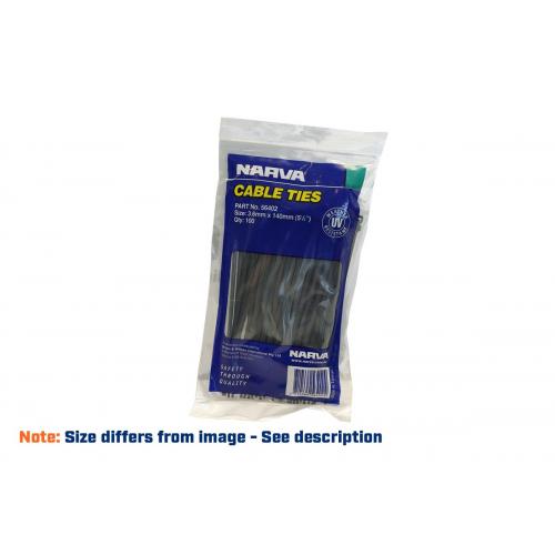 image of Cable ties 380 mm length, (pkt of 100)