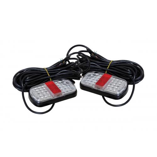 image of Submersible LED Tail Light Kit - 160 x 80mm - 8m lead