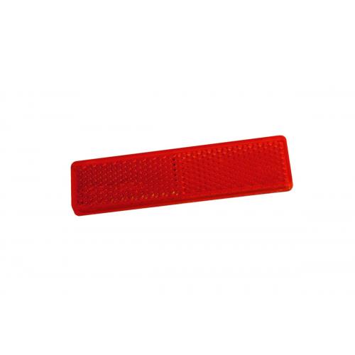 image of Reflector self adhesive 28 x 70 mm, red ADR (ea)