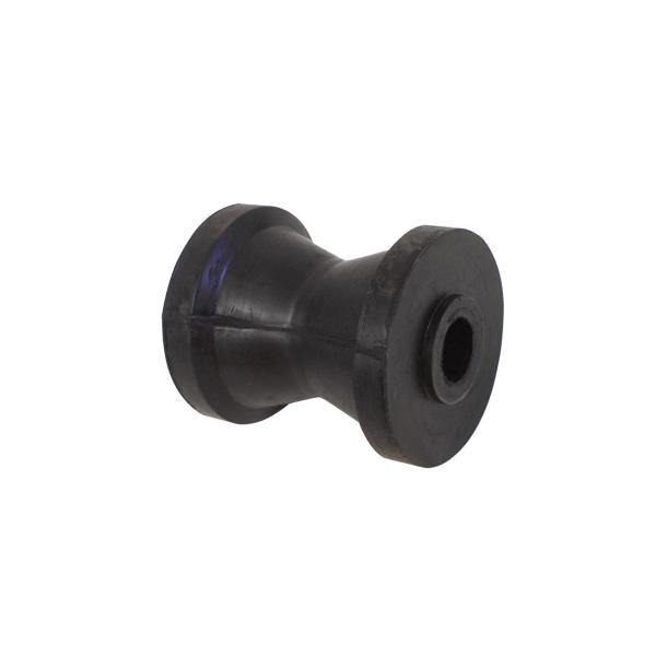 product image for Keel roller 75 mm black, flanged ends
