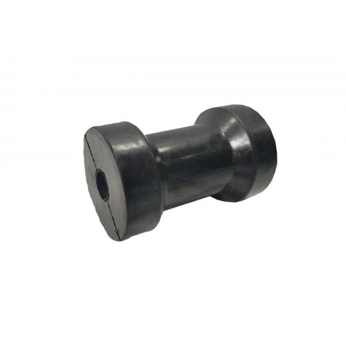 image of Keel roller 115 mm black, flanged ends