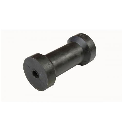 image of Keel roller 150 mm black, flanged ends