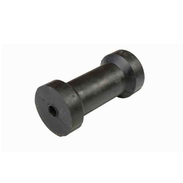 product image for Keel roller 150 mm black, flanged ends