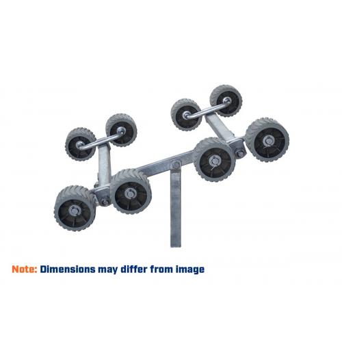 image of Eight roller assembly 300mmW x 600mmL w/o rollers