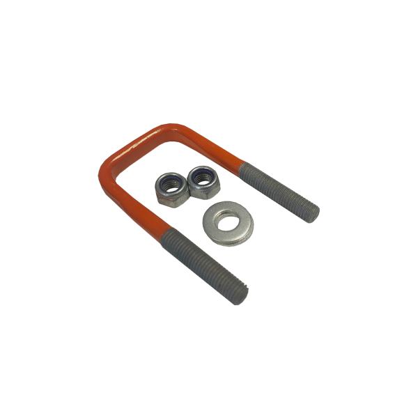product image for U-bolts square 113mmL x 51mmW inside x M12 Ø, Forged