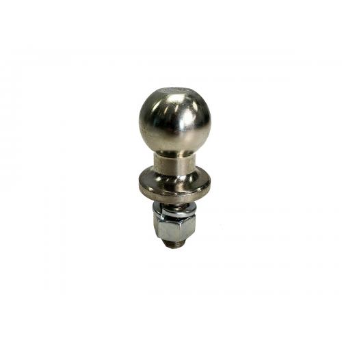image of Towball 1.7/8" x 3/4" shank, 2000 kg silver zinc plated