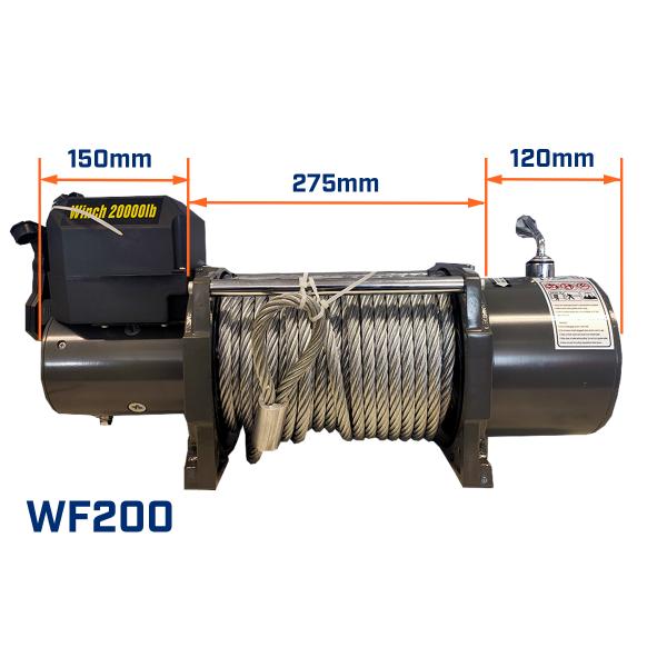product image for 20000lb, winch, 12v inc remote