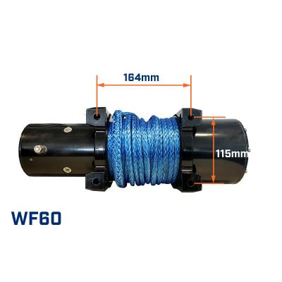 gallery image of 6000lb winch 12v , synthetic rope & alloy hawse