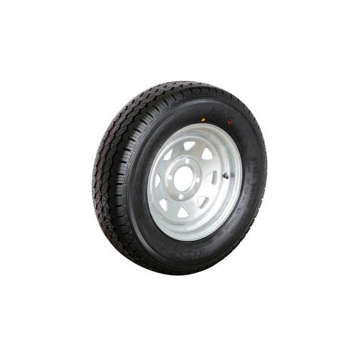 image of Rim/tyre 155 R12C 4 x 4" galvanised