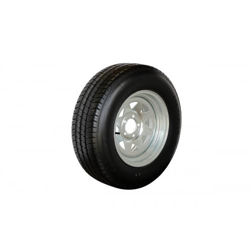 image of Rim/tyre 225/75 R15C 5 x 4 1/2" galvanised