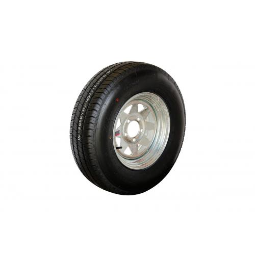 image of Rim/Tyre 205 R14 galv 5x41/2" 1030kg