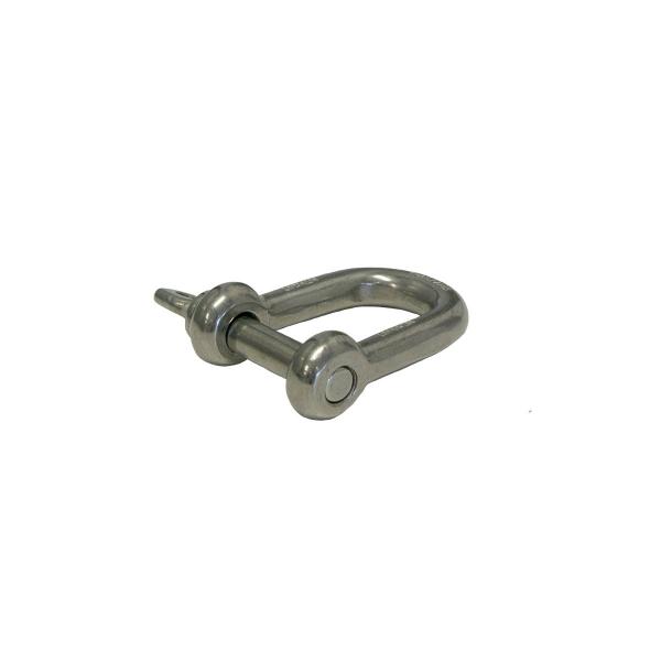 product image for D-Shackle - Stainless, 23mm throat, Safe-T-Pin