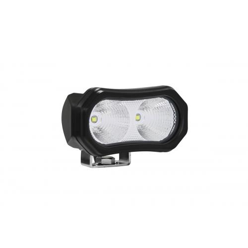 image of 2xCree LED Cast Worklamp 90x50mm 10-80V 10W 90° Red Beam