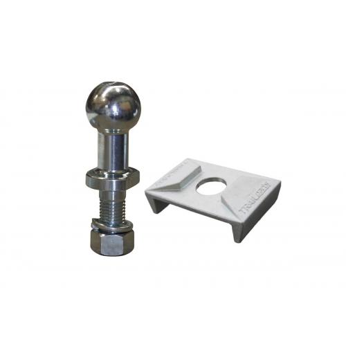 image of Towball Hi-rise 50mm x  7/8", 3500 kg zinc plated / retainer