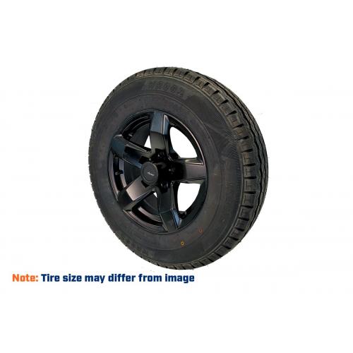 image of Alloy Rim/tyre, 195R14C, XENITH BLACK