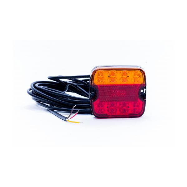 product image for LED tail lamp, 120x125mm, L/hand - 8m Cable