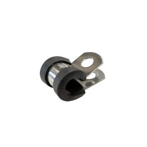 image of P-clips 8mm, Steel & Rubber