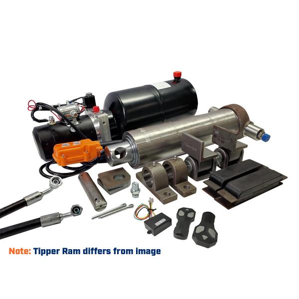 product image for 4 Stage x 1500mm hydraulic tipping kit - 12V Wireless Powepa
