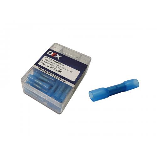 image of Heat shrink joiners, Blue (pkt of 50)