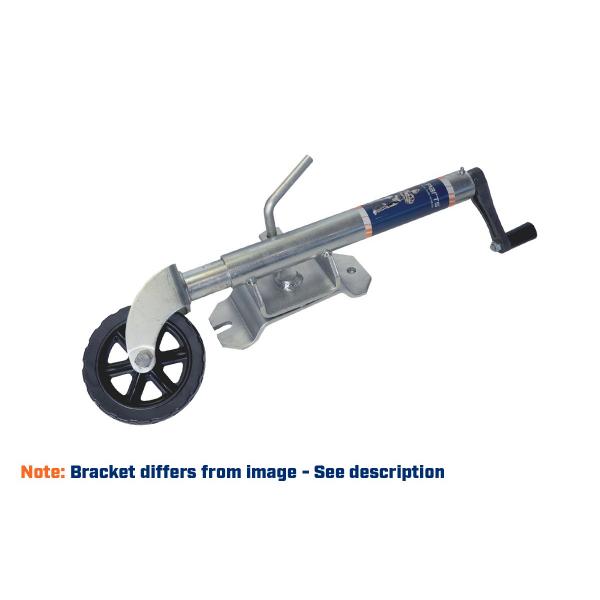 product image for Jockey wheel 6" plastic wheel, 150 kg, U-bolt